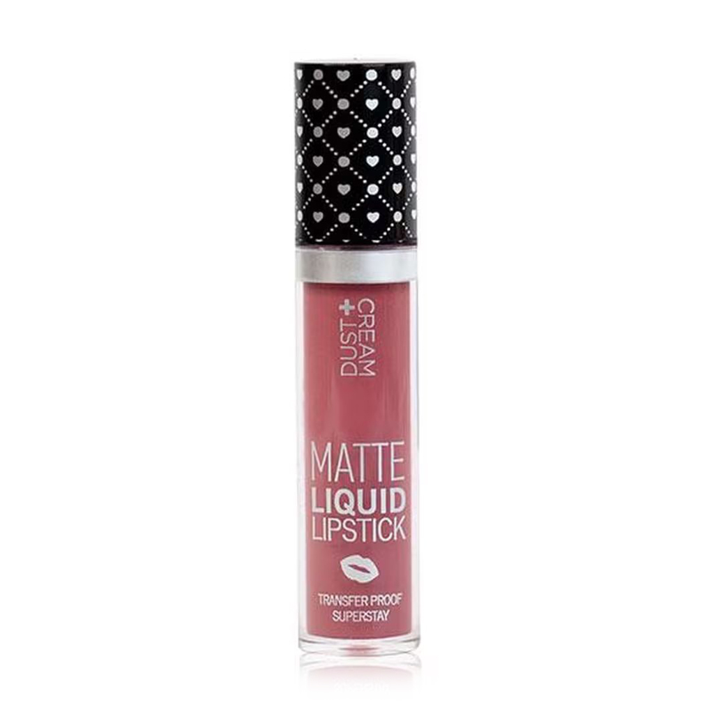 Матова рідка помада для губ DUST+CREAM Matte Liquid Lipstick, 28 Lydia, 3.5 г